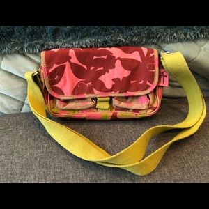 Kipling Pink & Lime Green Purse